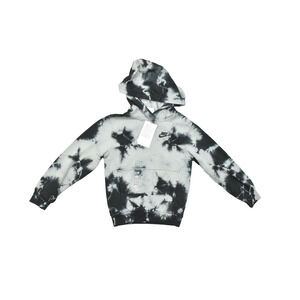 Nike YOUTH Kids Size XS Nike Boys' Sportswear Club Fleece Hoodie Tie Dye Look